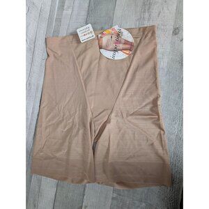 Inspirations Everyday Control Thigh Slimmer Shapewear Light Beige  Size 2x 9